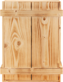 Holzkiste für 3 Flaschen geflammt