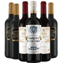 Spanische Tempranillo-Vielfalt: 6er-Paket kleiner Fincas