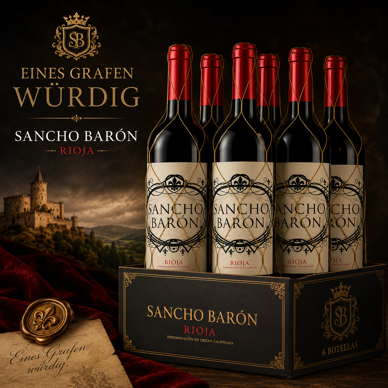 Probierpaket Rioja Sancho Barón "Eines Grafen würdig"