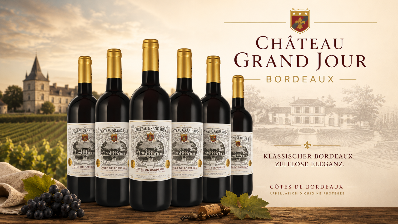 6x Grand Jour Bordeaux