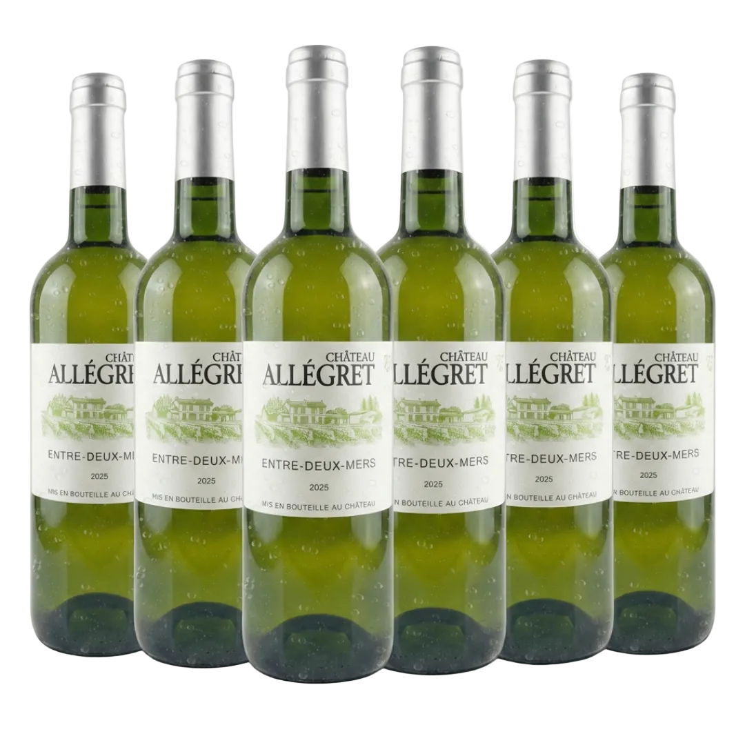 6x Premium Bordeaux Weiß Château Allegret