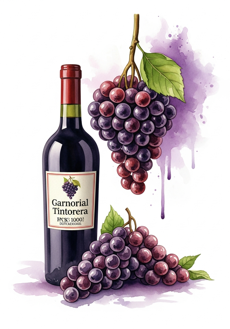 Garnacha Tintorera als Der Purpurrote Kraftakt