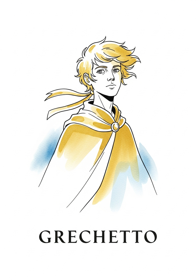 Grechetto als Der sonnenverwöhnte Poet Italiens