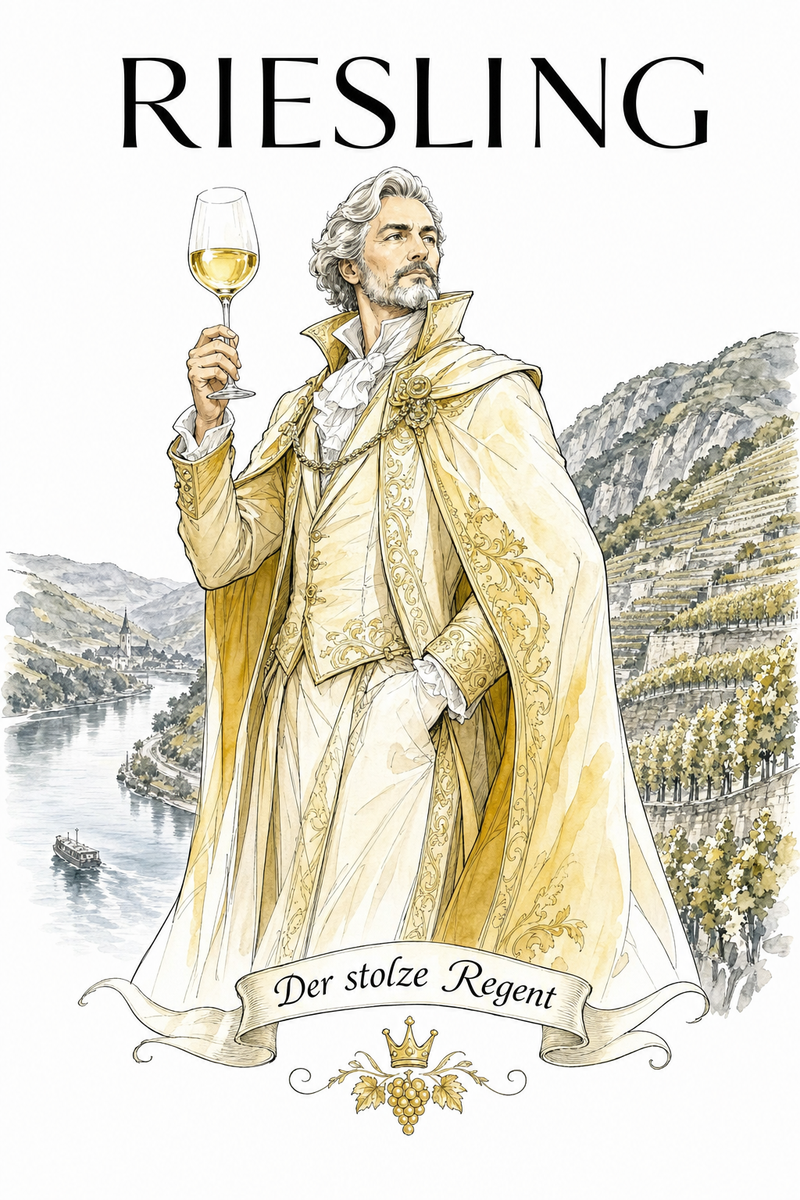 Riesling als Der stolze Regent