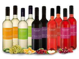 Weingut Kiefer Lebensfreude-Probierpaket 10 Fl.