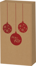 2er Präsentkarton Weihnachtskugel