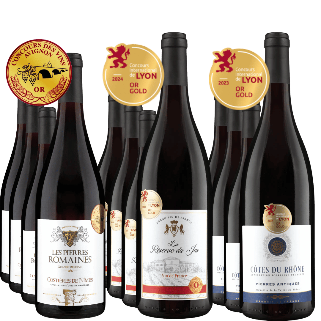 Pierre Vidal: 12x Gold – Rhône-Paket