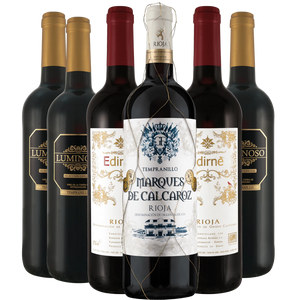 Spanische Tempranillo-Vielfalt: 6er-Paket kleiner Fincas