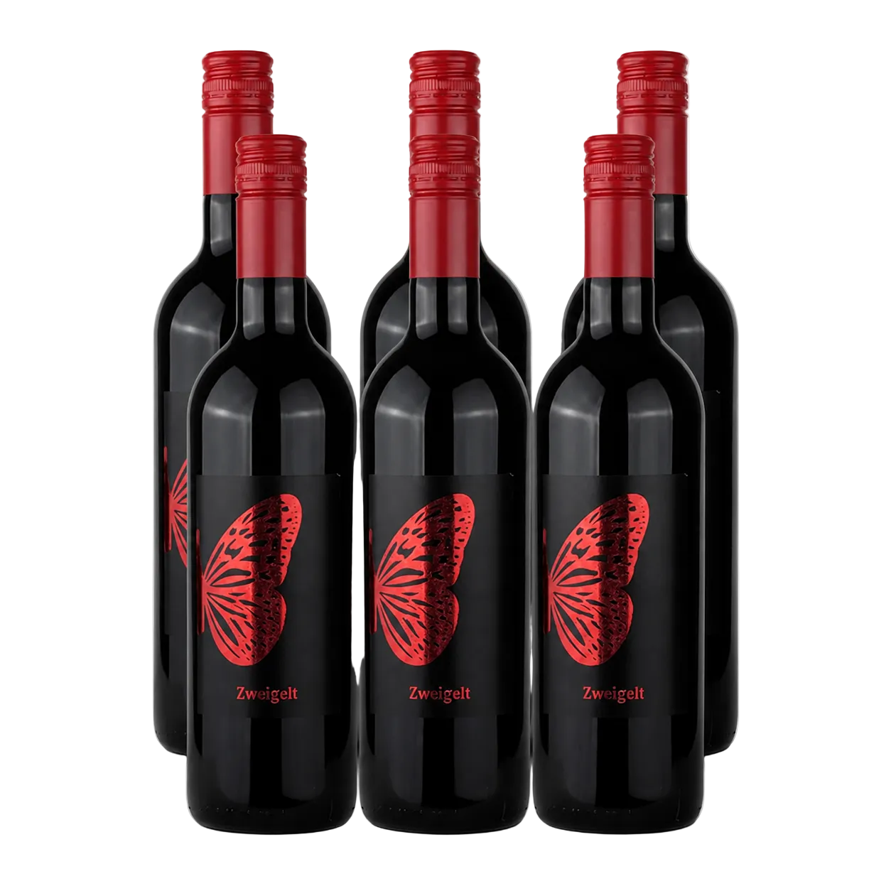 6x Zweigelt „Schmetterling“ – österreichischer Rotweingenuss frei Haus 🦋🍷