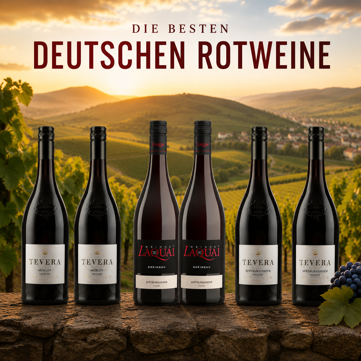 Unsere besten Deutschen Rotweine