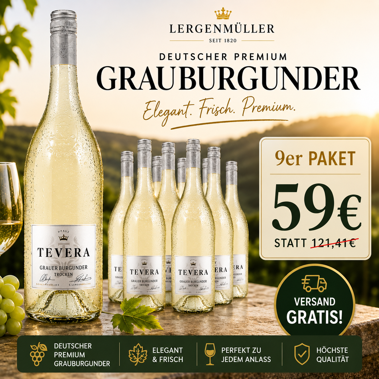 WA 9x Premium Grauburgunder Probierpaket