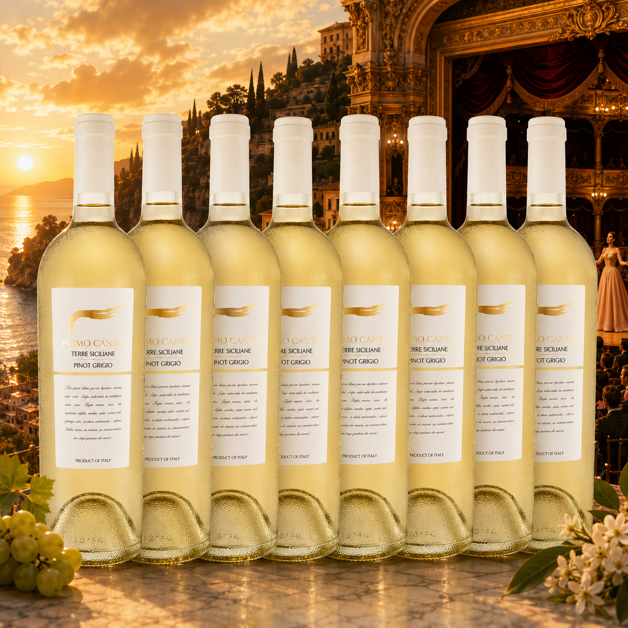 8x Pinot Grigio "Primo Canto" Probierpaket