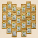 Probierpaket: Von jeder der 25 angebotenen Teesorten 20 Gramm