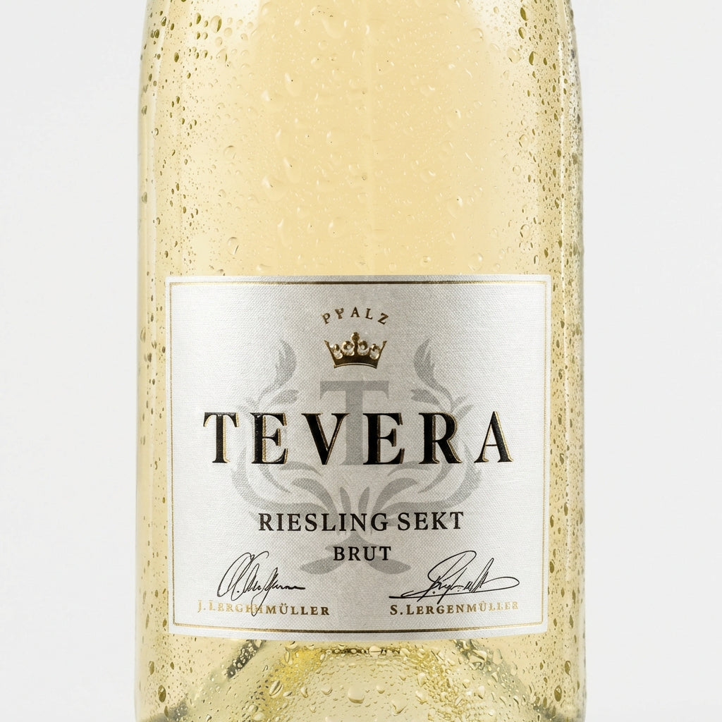 AI generated image for Lergenmüller TEVERA Riesling Sekt Brut