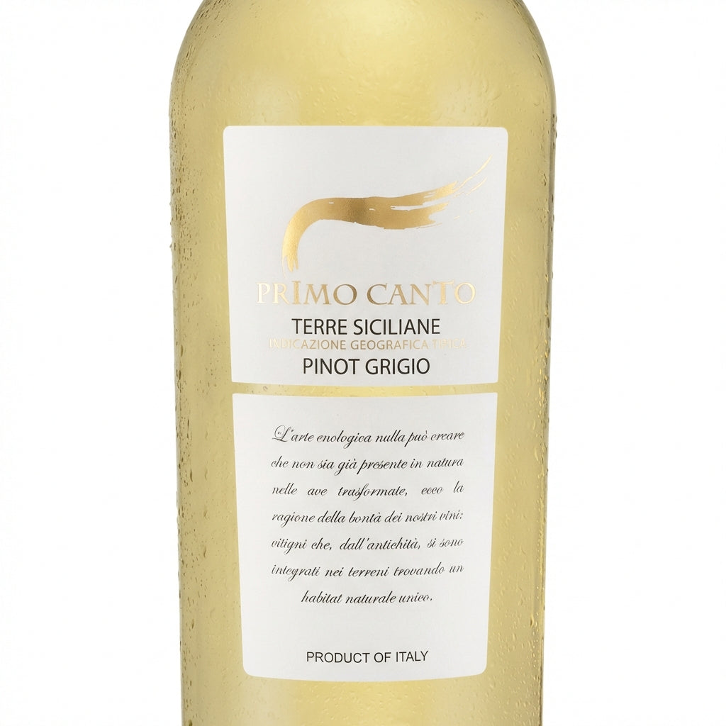 AI generated image for Pinot Grigio "Primo Canto"