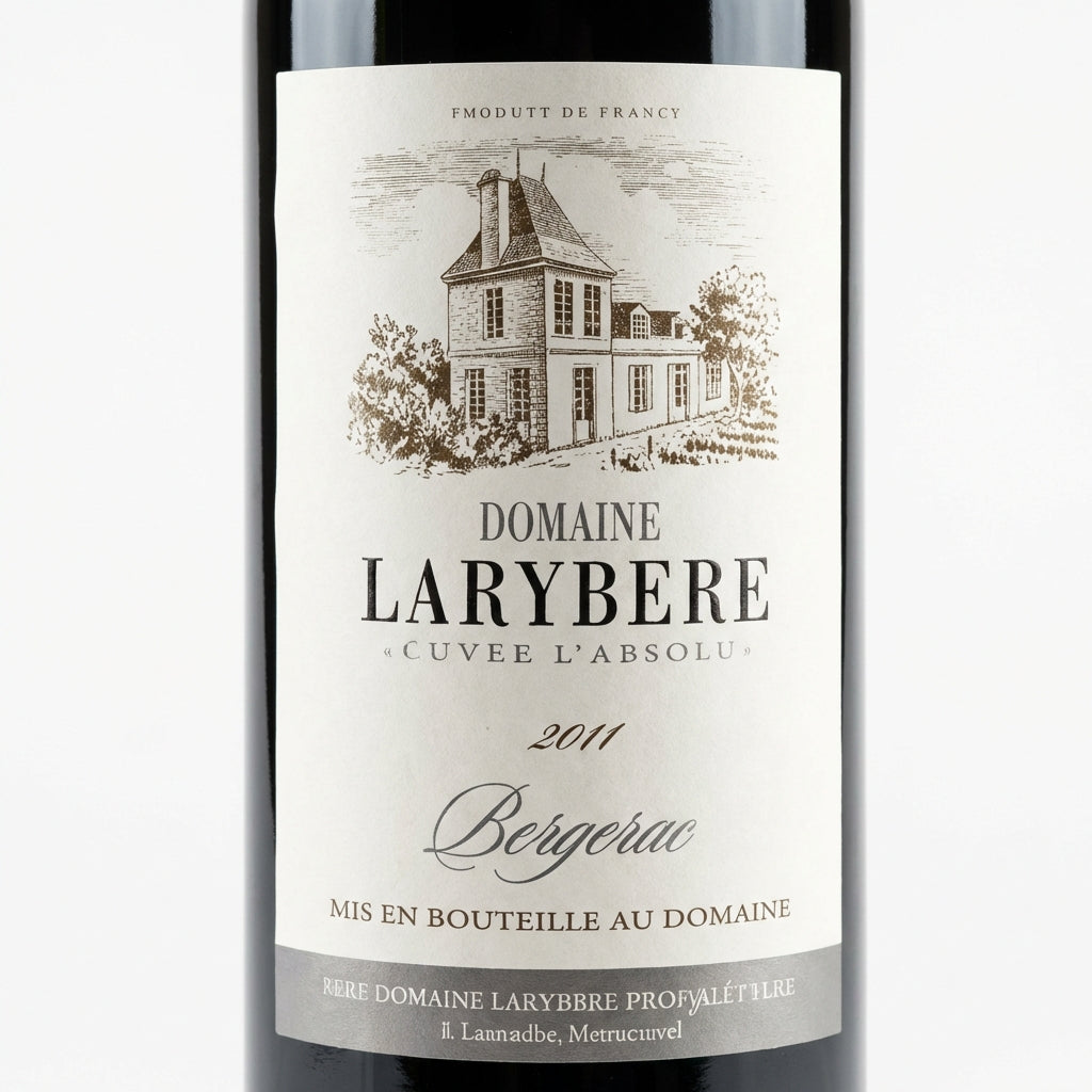 AI generated image for Domaine Larybere Bergerac Rouge 2011