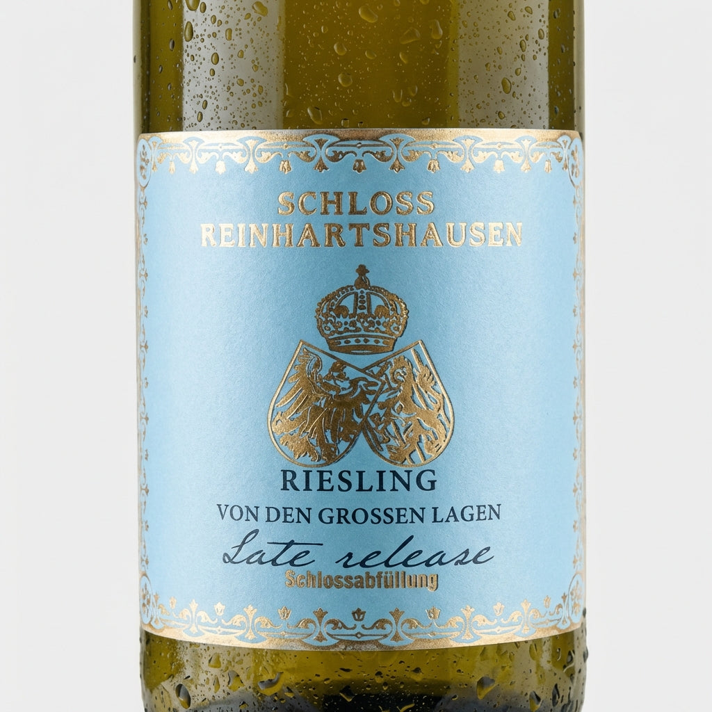 AI generated image for Riesling Große Lagen Late Release