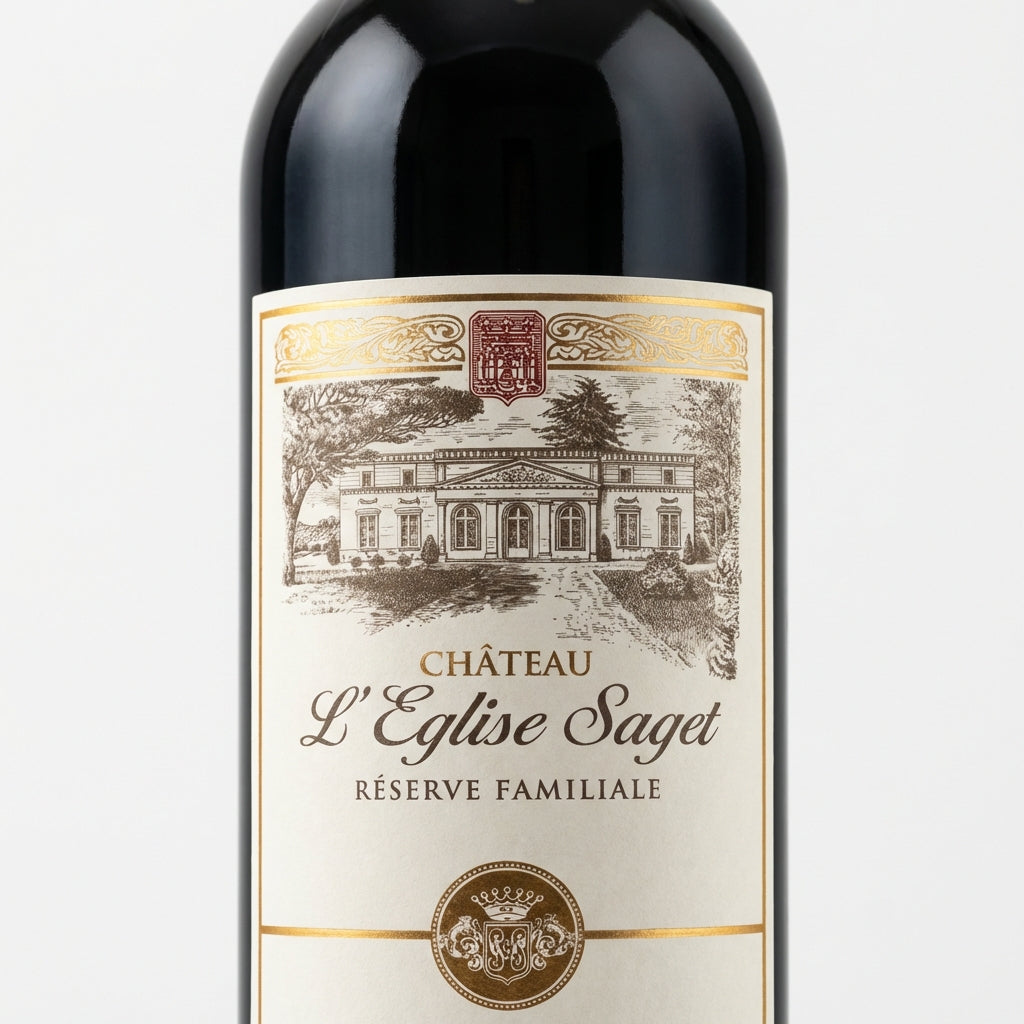 AI generated image for Château Eglise Saget Bordeaux