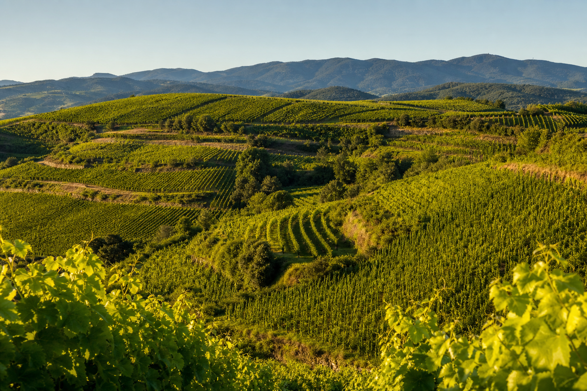 Landschaft in der Region Baden