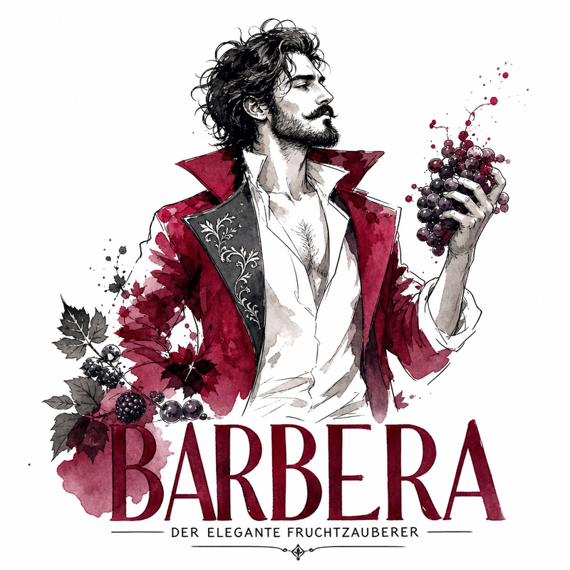 Barbera als Der elegante Fruchtzauberer