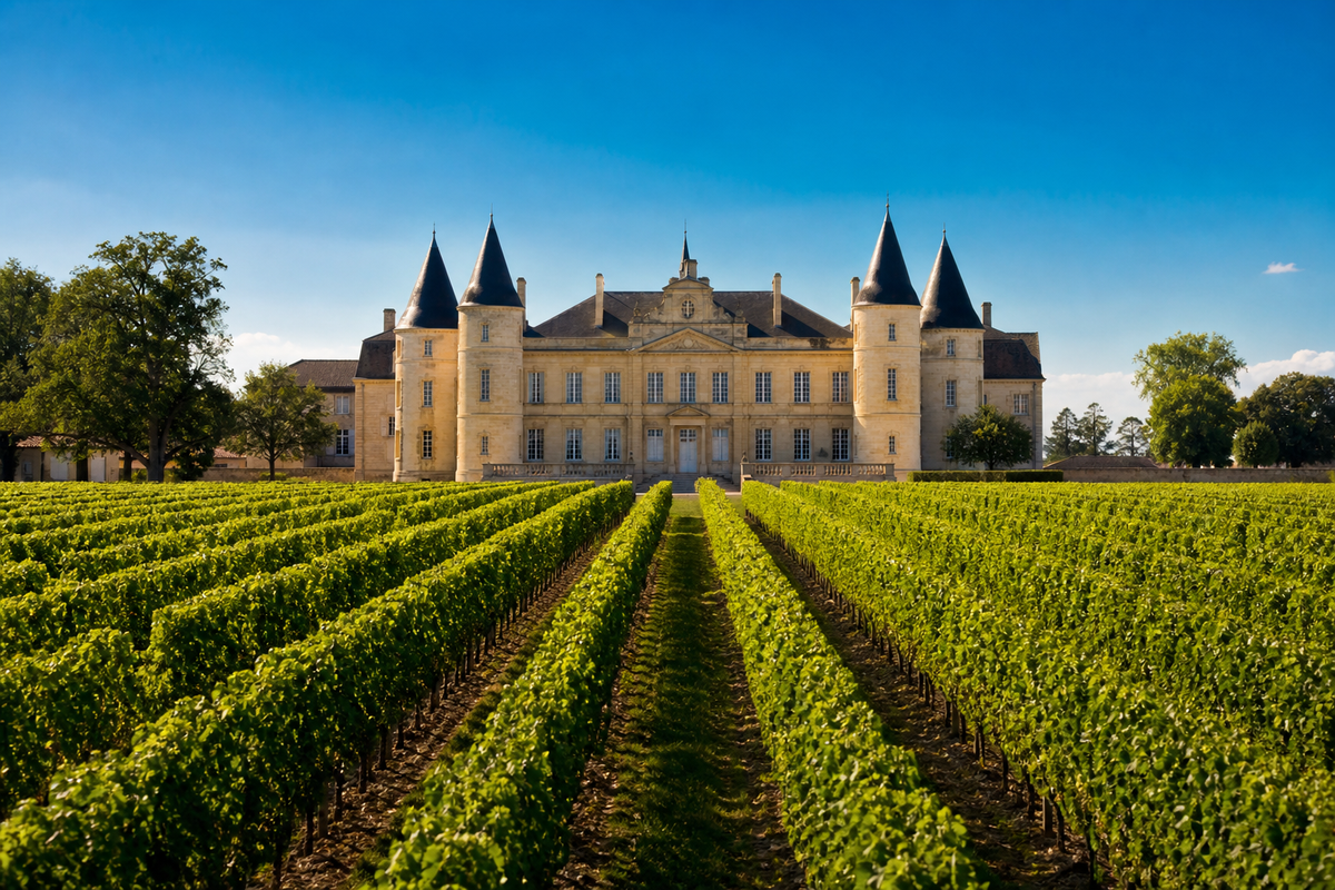 Landschaft in der Region Bordeaux