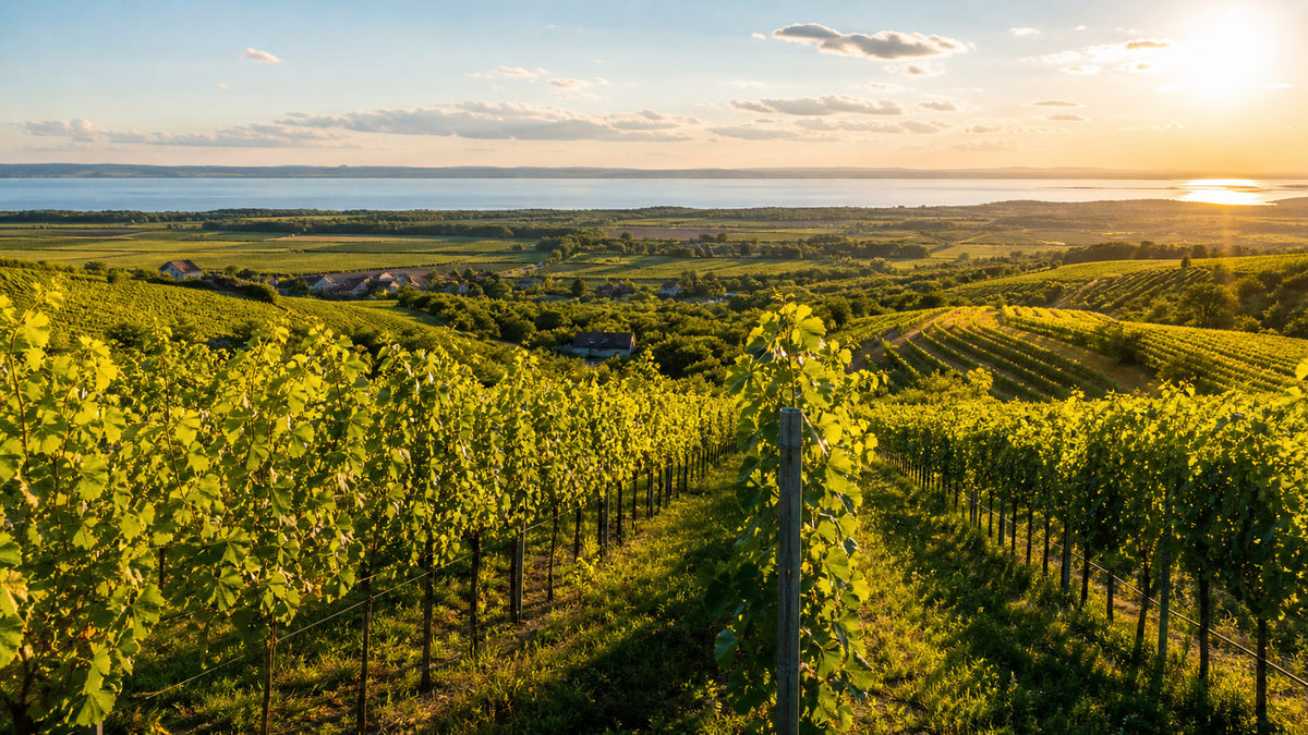 Landschaft in der Region Burgenland