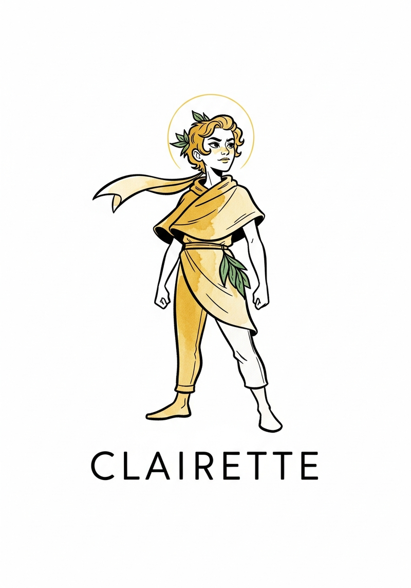 Clairette als Der sonnenverwöhnte Charmeur