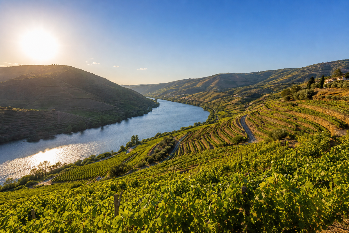 Landschaft in der Region Duoro