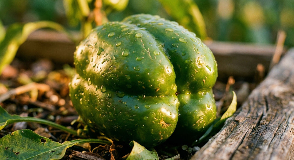 Visualisierung von grüne Paprika