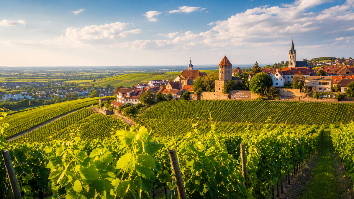 Landschaft in der Region Pfalz