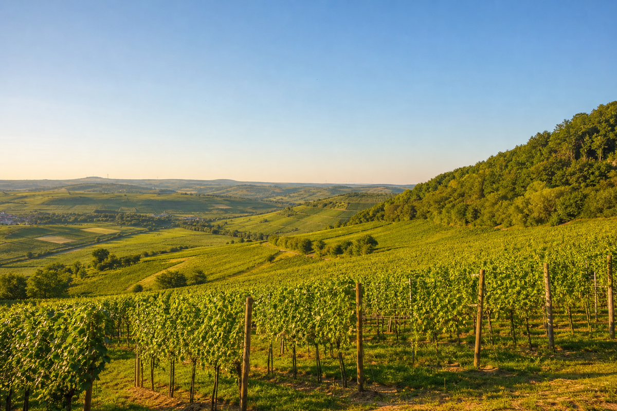 Landschaft in der Region Rheinhessen