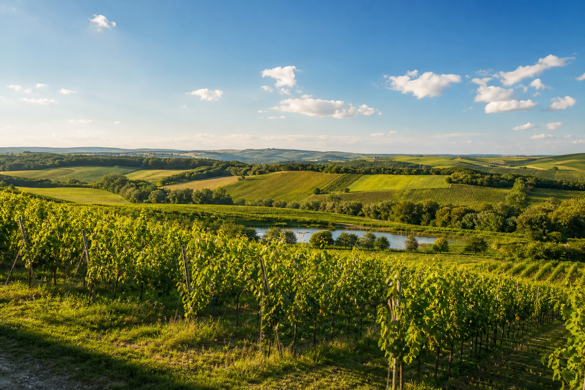 Landschaft in der Region Weinviertel