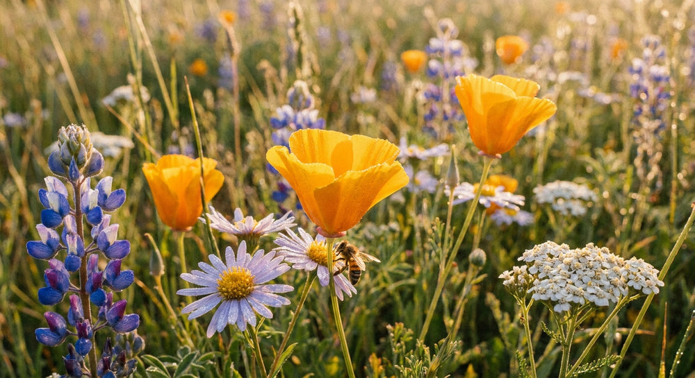 Visualisierung von Wiesenblüte