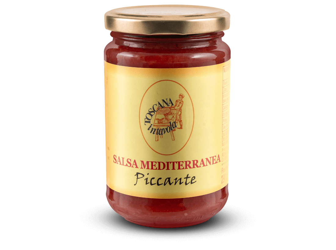 Salsa mediterranea Piccante (Tomatensoße pikant) 290g