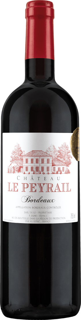 Château Le Peyrail Bordeaux AOC 2022 000229 ebrosia Weinshop DE