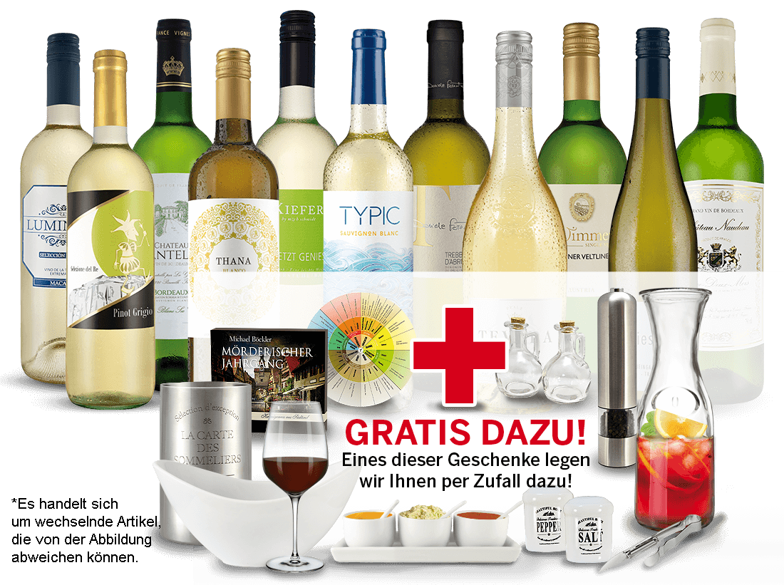 Das große Restposten-Sparpaket Weißwein 014807 ebrosia Weinshop DE