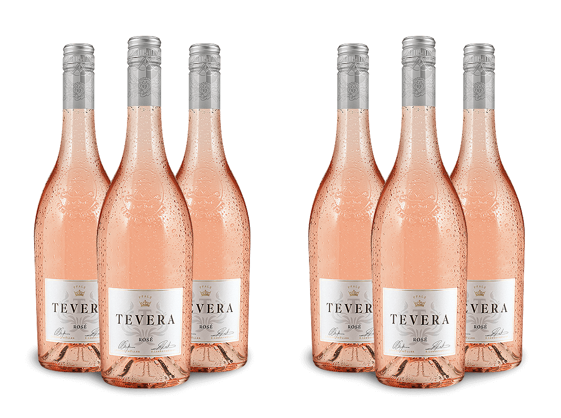 Vorteilspaket 6 für 3 Lergenmüller Rosé TEVERA 012006 ebrosia Weinshop DE