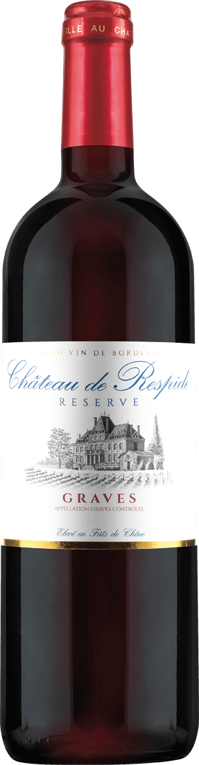Château de Respide Graves Rouge Reserve 2018 007858 ebrosia Weinshop DE