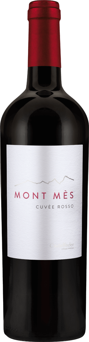 Flasche Rotwein Mont Mès