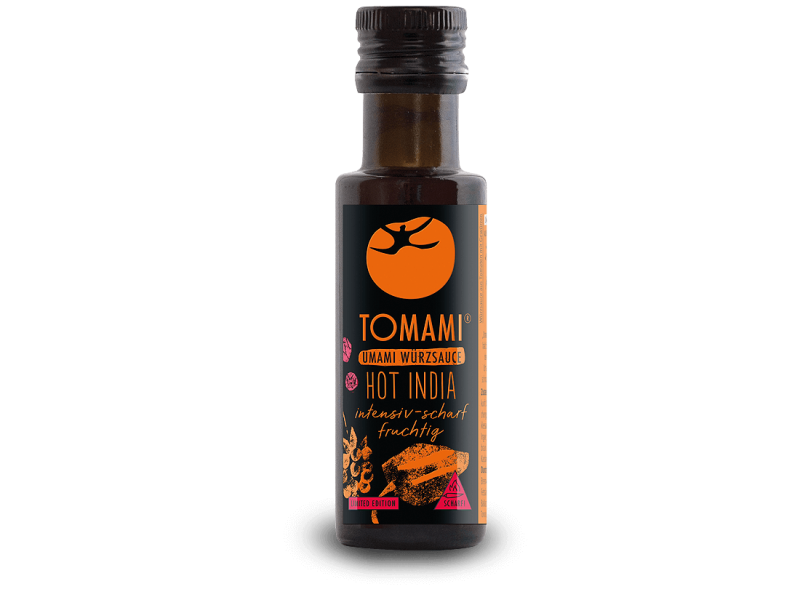 TOMAMI Premium-Würzsauce Hot India 90 ml