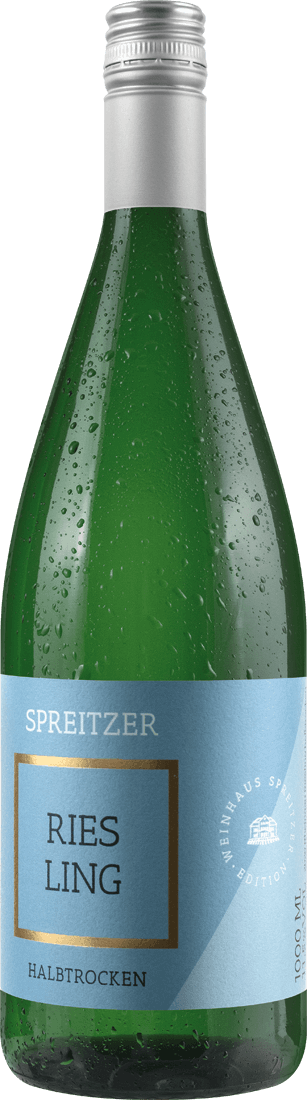 Weißwein Spreitzer Riesling ´´Josef Spreitzer´´ QbA halbtrocken VDP.Gutswein 1 Liter Rheingau 8,90? pro l