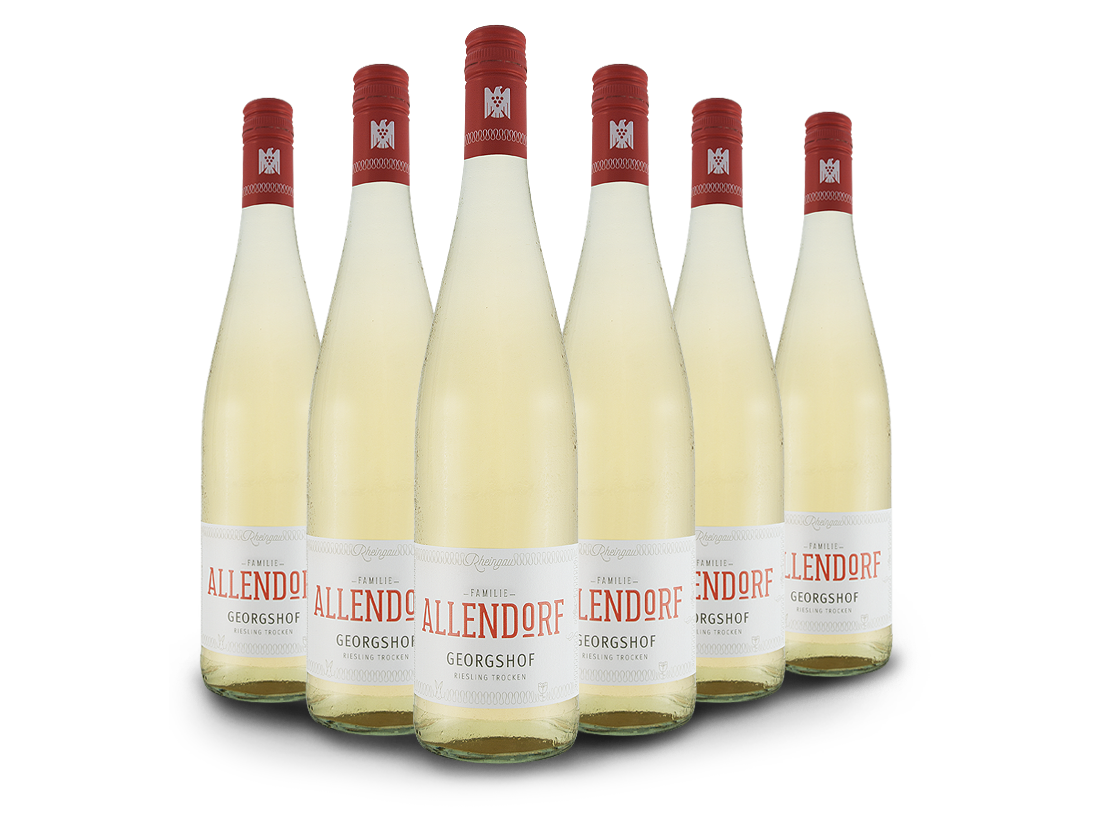 Vorteilspaket Allendorf Georgshof Riesling mit 6 Flaschen 013453 ebrosia Weinshop DE