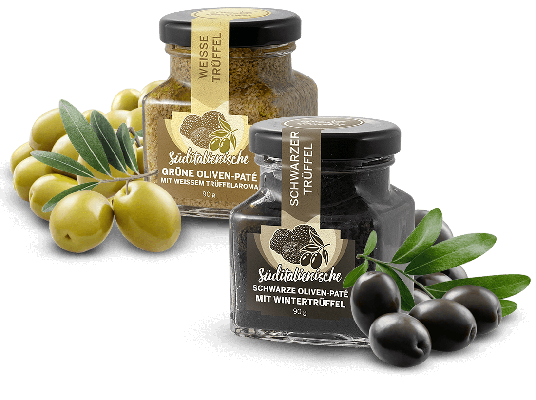 Vorteilsset Edel-Olivenpatés mit Trüffeln 180 g