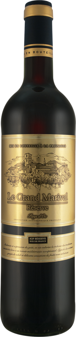 Rotwein Les Vins de Saint Saturnin Le Grand Marival Réserve IGP Languedoc 9,99? pro l