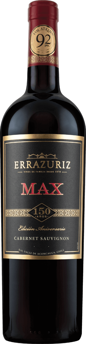 Vina Errazuriz Max Reserva Cabernet Sauvignon 2019 014560 ebrosia Weinshop DE