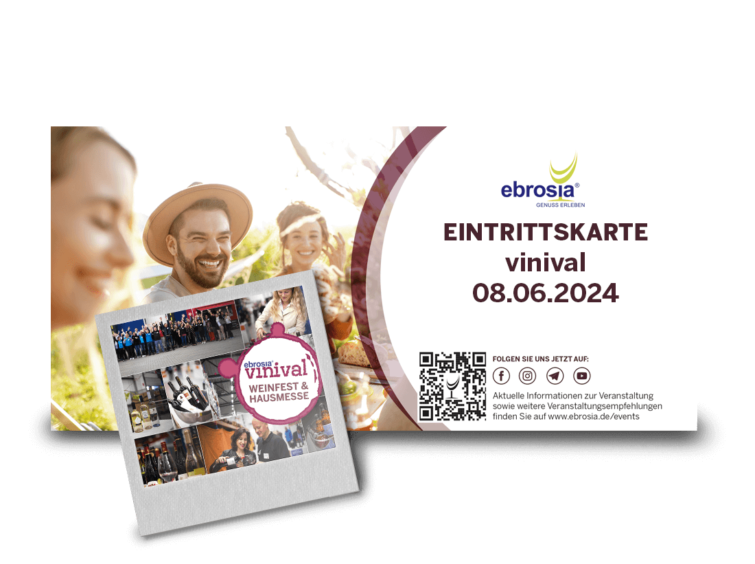 Eintrittskarte Vinival 08.06.2024