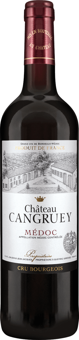 Château Cangruey Médoc Cru Bourgeois AOC 2015 012586 ebrosia Weinshop DE