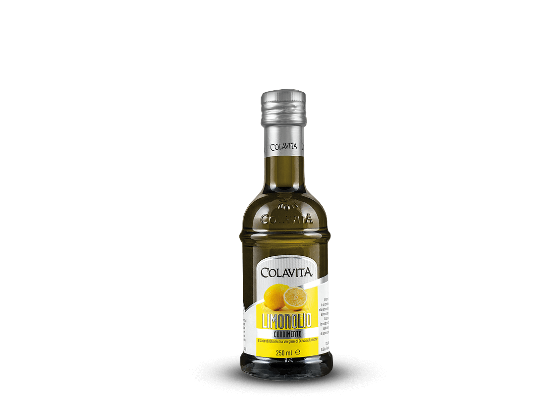 Colavita Aromatisiertes natives Olivenöl Extra mit Zitrone 250 ml