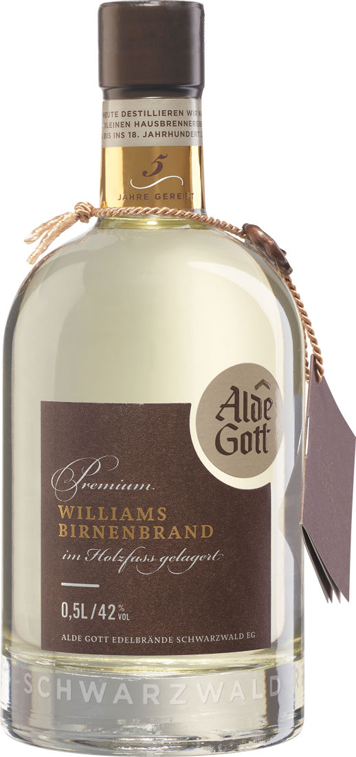 Image of Alde Gott Premium Williams Birnenbrand Holzfassgereift 0,5l