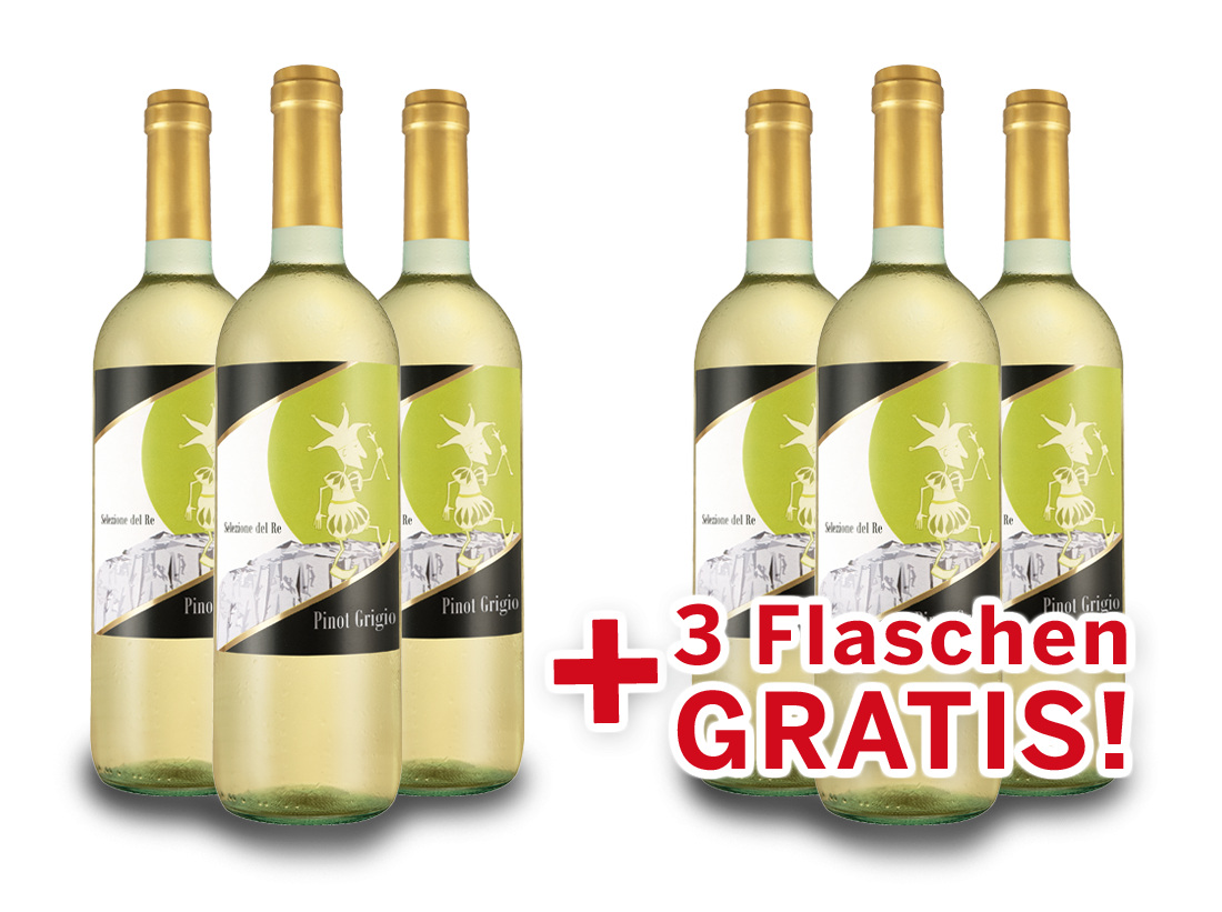 Vorteilspaket 6 für 3 Agricole Selvi Pinot Grigio Selezione del Re
